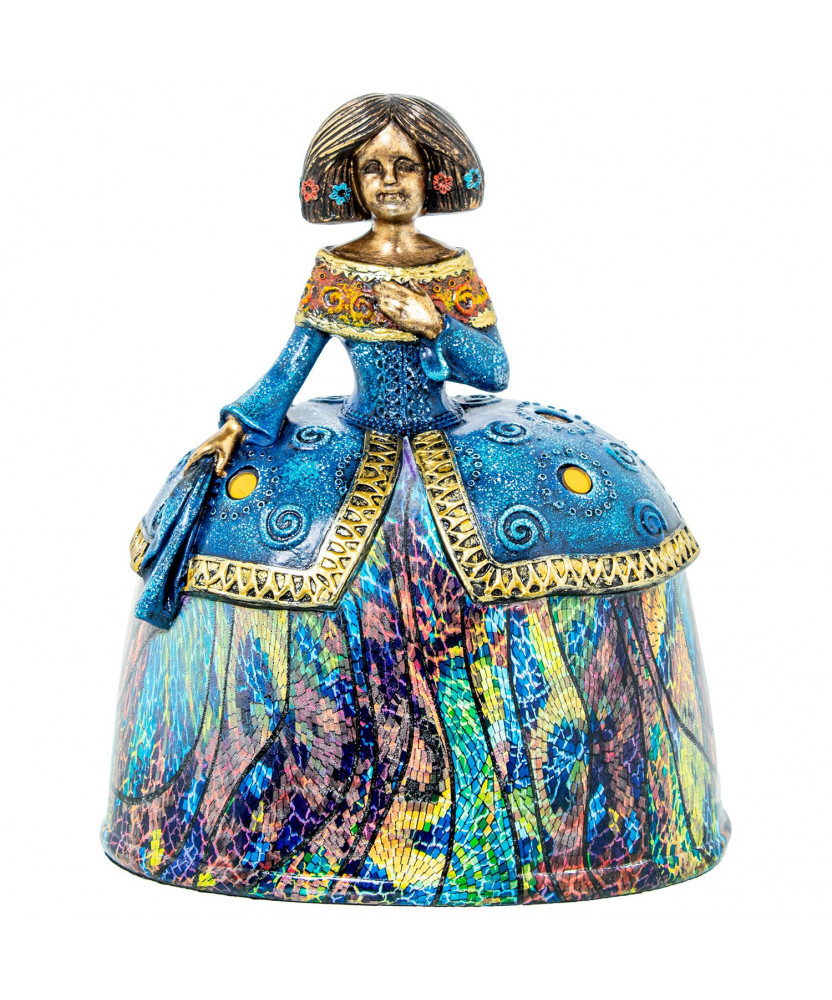 Figura Menina Colores Azul