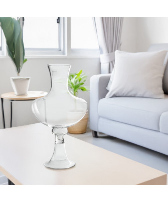 Jarrón Cristal Copa Transparente