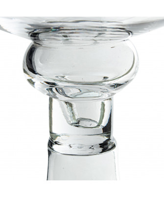 Jarrón Cristal Copa Transparente