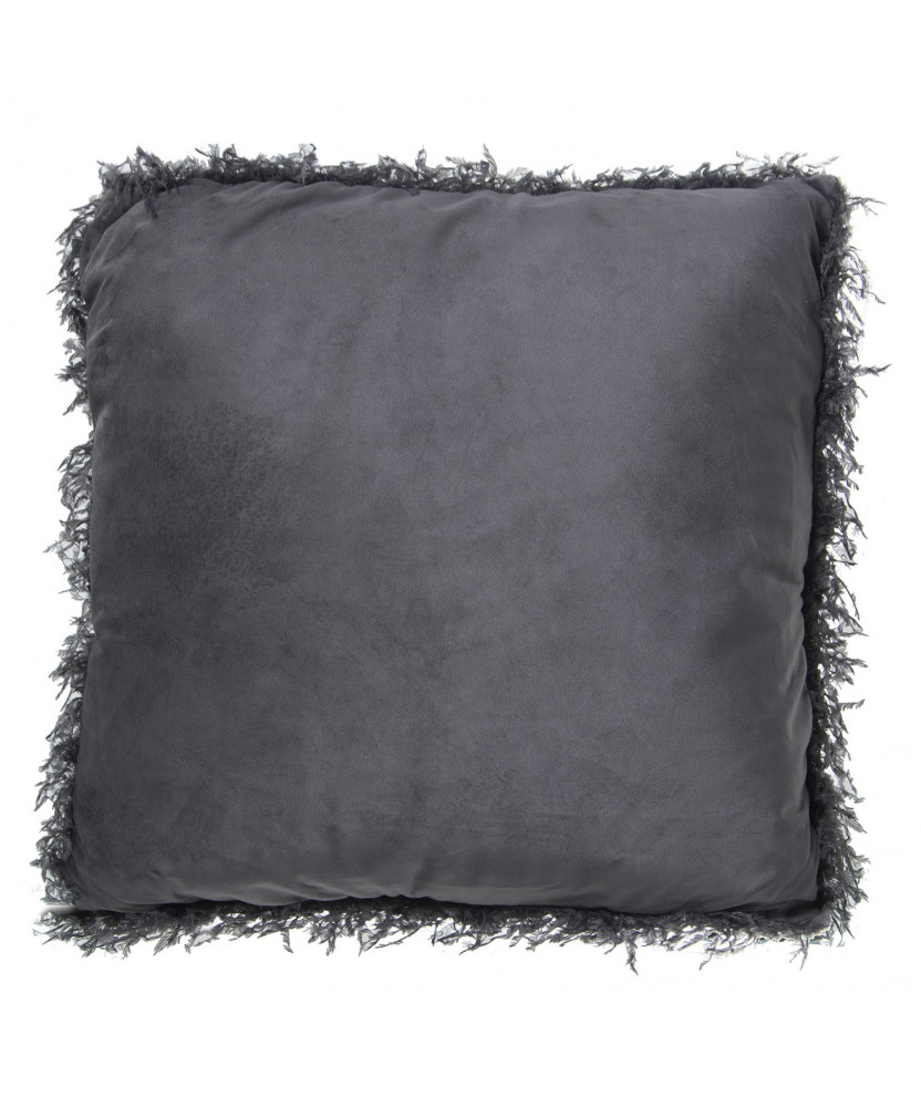 Cojín Terciopelo Gris