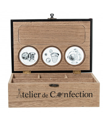 Caja Costura Madera