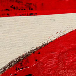 Cuadro Abstracto Rojo Intenso