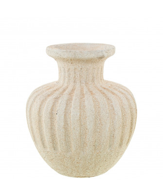 Jarrón Cerámica Beige
