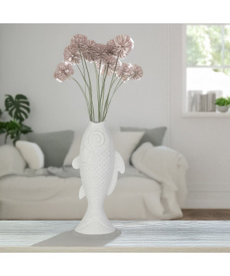 Jarrón Cerámica Pez