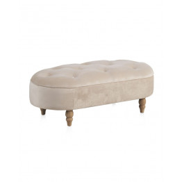 Banqueta Velvet Beige