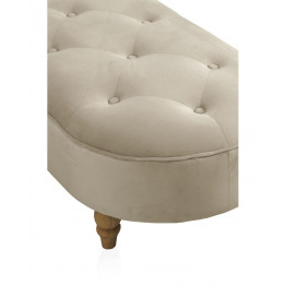 Banqueta Velvet Beige