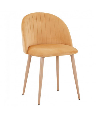 Silla New Velvet Mostaza