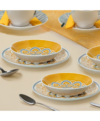 Vajilla Porcelana 18 Piezas Mandala II