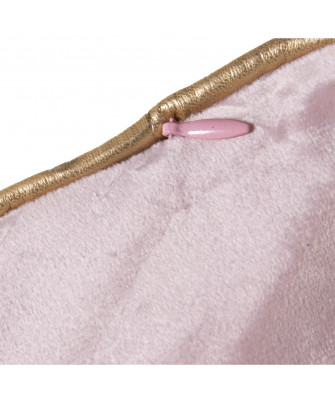 Cojín Franja Dorada 45 x 45 cm