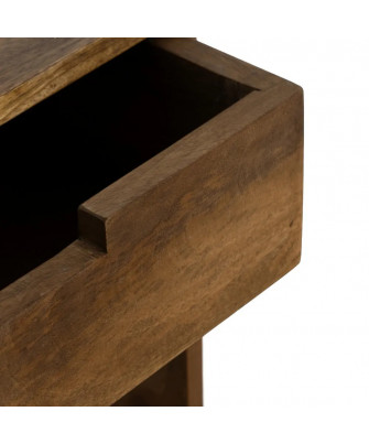 Mesita Flotante Miel Madera de Mango