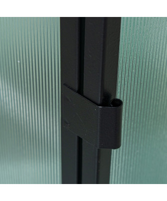 Farol Portavelas Metal Negro 30 cm