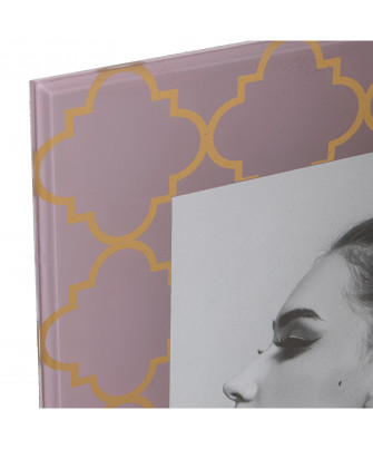 Portafotos Rosa Rombos