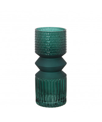 Jarrón Prisma Verde