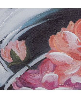 Cuadro Astronauta Floral 100 x 100