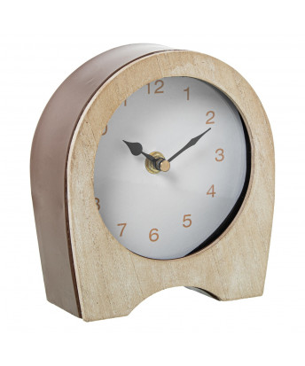 Reloj Sobremesa Madera/Metal