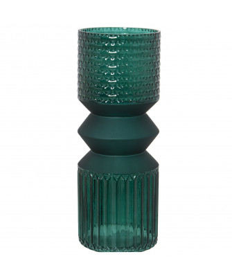 Jarrón Prisma Verde