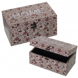 Set 2 Cajas Decoradas Home