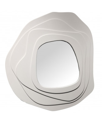 Espejo Ondas Blanco