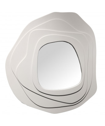 Espejo Ondas Blanco