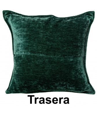 Cojín Liso Terciopelo Verde