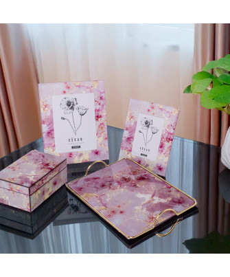 Caja Joyero Rosa Flúor