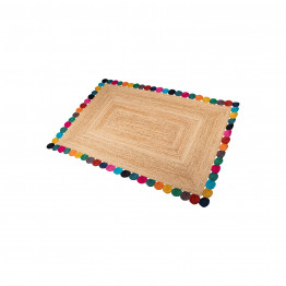 Alfombra Yute Multicolor 60 x 100