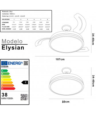 Ventilador Techo Elysian