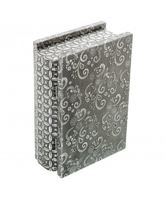 Caja Joyero Arabesco Metal Plata