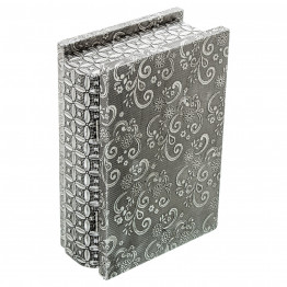 Caja Joyero Arabesco Metal Plata