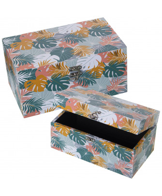 Set 2 Cajas Deco Tropical