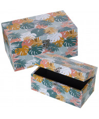Set 2 Cajas Deco Tropical