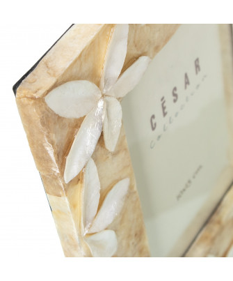 Portafotos Nácar Flores 10 x 15