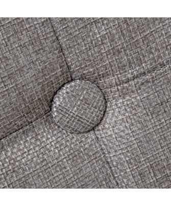Puf Plegable Almacenaje Gris