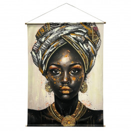 Lienzo Enrollable Africana 125 x 160 cm