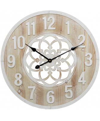 Reloj Deco Madera 60 cm