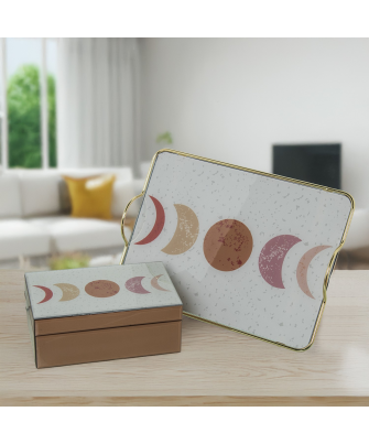 Caja Joyero Cristal Fase Lunar