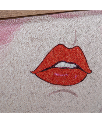 Cuadro Lienzo Impreso Silueta Mujer