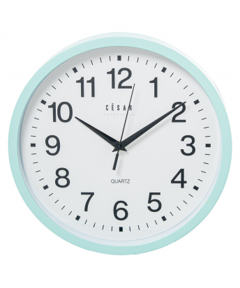 Reloj Pared Acrílico Verde Menta