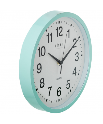 Reloj Pared Acrílico Verde Menta