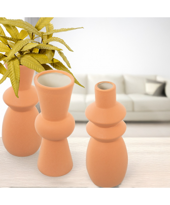 Jarrón Style Cerámica Teja