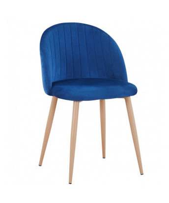 Silla  New Velvet Azul
