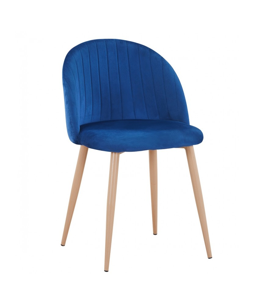 Silla  New Velvet Azul