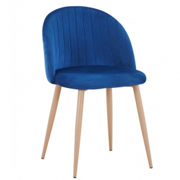 Silla  New Velvet Azul