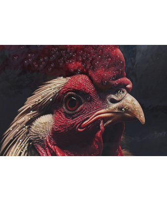 Cuadro Brillo Gallo Gentleman