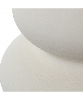 Jarrón Abstracto Cerámica Crema