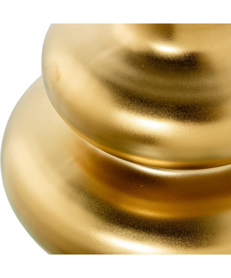 Jarrón Abstracto Dorado Mate