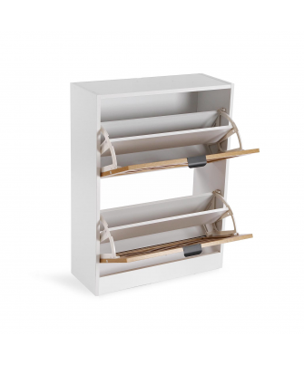 Zapatero Kiel Blanco / Madera