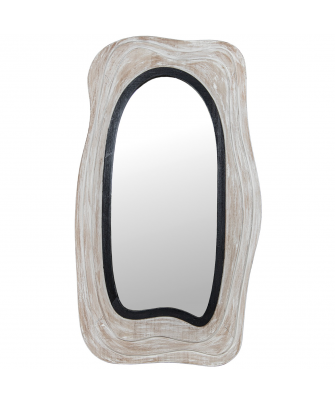 Espejo Decapé Madera Irregular