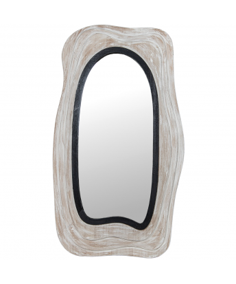 Espejo Decapé Madera Irregular