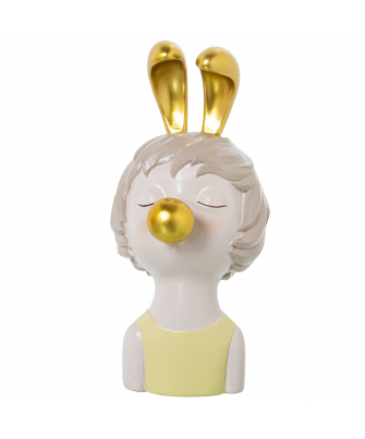 Chicas Orejas Conejo Dorado